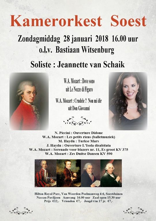 We hebben een mooi concert gegeven op 28 januari met medewerking van Wendeline van Houten.